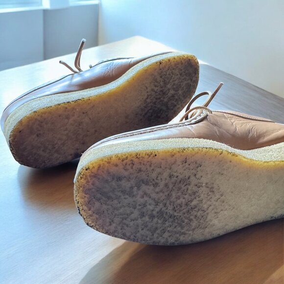 Yuks Yuketen Leather Artisan Type 1 Boot Vaquetta Natural Tan Men’s Size 8, 41E - Picture 5 of 7